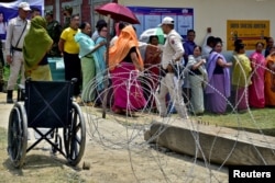 Manipur shahridagi saylov uchastkasi, 22-aprel, 2024