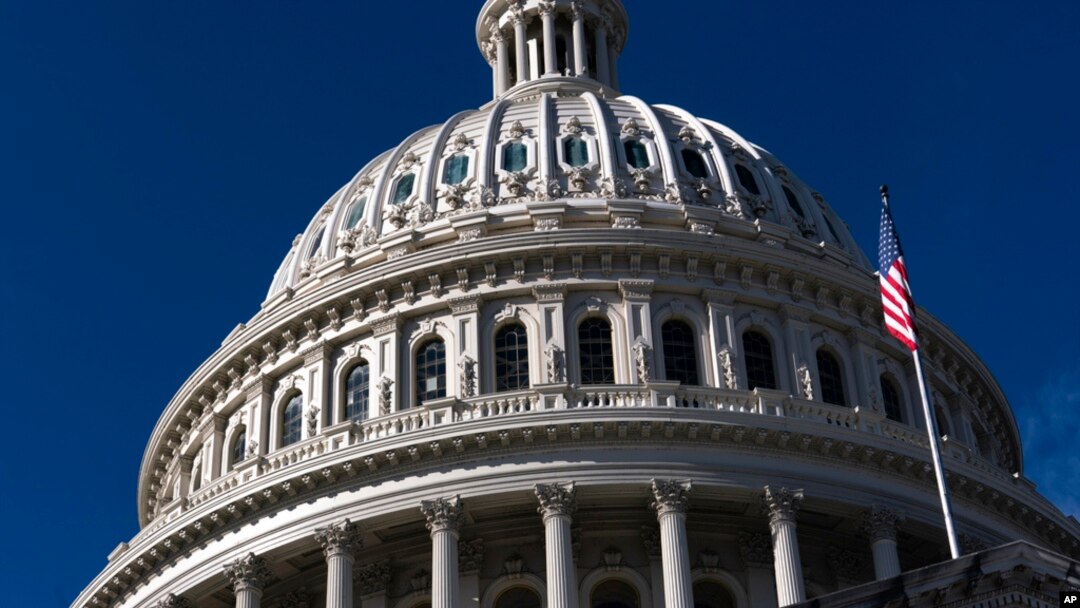 FILE - The Capitol dome is seen in Washington, Dec. 14, 2023. Congressional leaders said on March 19, 2024, that they had reached a deal to fund the government through the rest of the fiscal year.