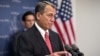 U.S. House Speaker John Boehner speaks at a news conference after a Republican caucus meeting on Capitol Hill in Washington, December 18, 2012.