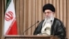A handout picture provided by the office of Iran's Supreme Leader Ayatollah Ali Khamenei on May 2, 2021 shows him giving a live televised speech in Tehran. (AFP photo / HO / Khamenei.IR)