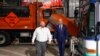 President Joe Biden participates in a tour of the La Crosse Municipal Transit Authority with Adam Lorentz, Transit Manager, La Crosse Municipal Transit Utility, June 29, 2021, in La Crosse, Wis. 