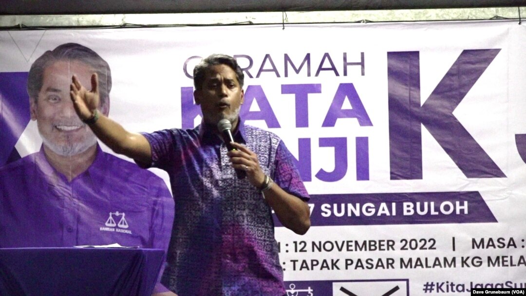 Khairy Jamaluddin from the ruling Barisan Nasional coalition is trying to flip a parliamentary seat in a constituency that is supposed to be a stronghold for opposition coalition Pakatan Harapan.