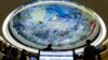 Overview of the room during the urgent debate of the Human Rights Council on "the deteriorating situation of human rights in the Syrian Arab Republic and the recent killings in Al Qusayr" at the UN European headquarters in Geneva, May 29, 2013.
