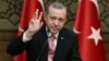 Turkey's President Recep Tayyip Erdogan addresses local administrators, in Ankara, Feb. 8, 2017.