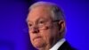 FILE - U.S. Attorney General Jeff Sessions is pictured speaking to the National Sheriffs Association Winter Conference in Washington, Feb. 12, 2018.