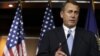House Speaker Rep. John Boehner of Ohio speaks to the media about the fiscal cliff at the U.S. Capitol in Washington, Dec. 20, 2012.