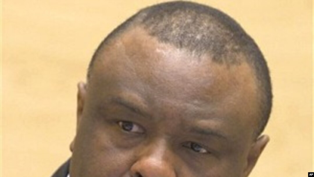 Congo's former vice president Jean-Pierre Bemba, in the International Criminal Court courtroom in The Hague, Netherlands, 22 Nov. 2010