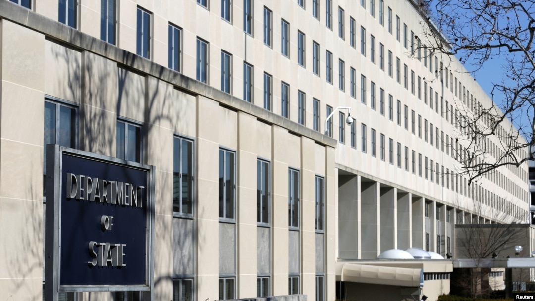 The State Department Building is pictured in Washington, Jan. 26, 2017.