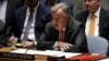United Nations Secretary General Antonio Guterres addresses a meeting of the U.N. Security Council on South Sudan at U.N. headquarters in New York City, March 23, 2017. 
