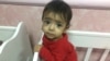 This baby, pictured Dec. 24, 2017, was found with six broken ribs from the battle for Mosul.