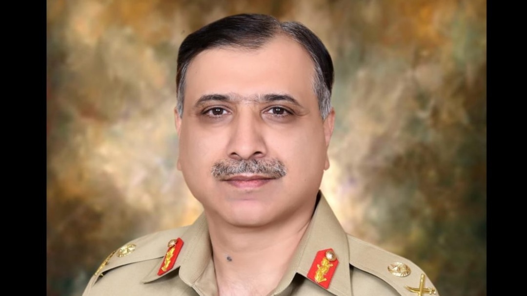 Newly appointed ISI chief Lieutenant General Muhammad Asim Malik. (Source: Pakistan State TV)