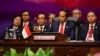 Tổng thống Indonesia Joko Widodo (giữa) khai mạc Hội nghị thượng đỉnh ASEAN tại Jakarta, ngày 5/9/2023.