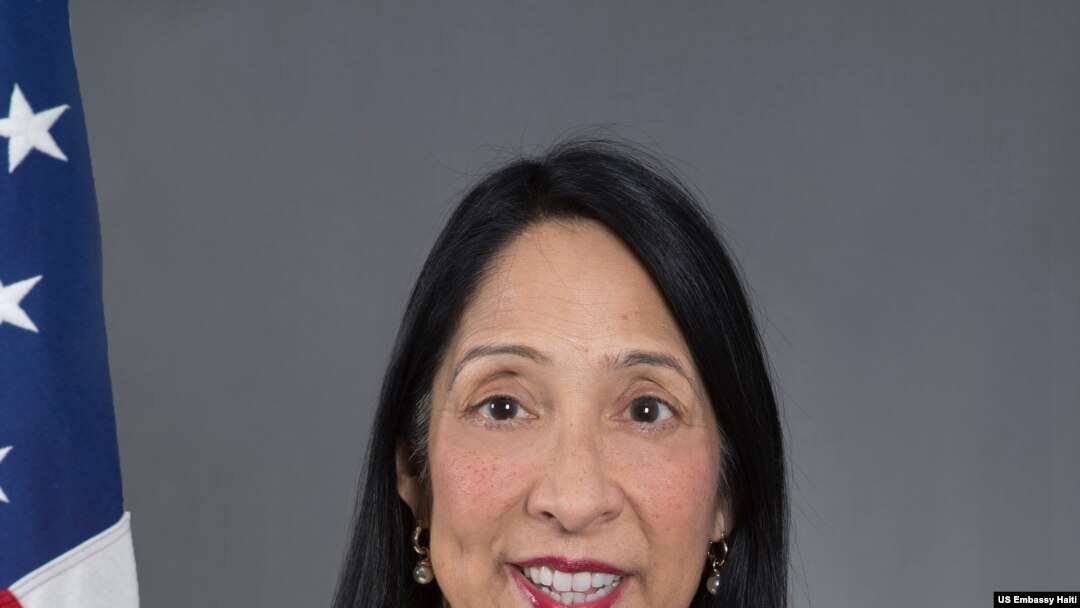 FILE - US Ambassador to Haiti Michele Sison.