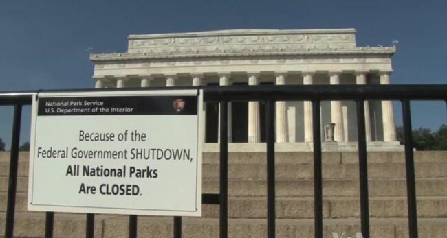 US Government Shuts Down; Most Government Workers Sent Home
