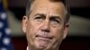 Speaker of the House John Boehner, R-Ohio, talks with reporters about the fiscal cliff negotiations at the Capitol in Washington, December 21, 2012.