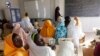 Children displaced by Boko Haram during an attack on their villages receive lectures in a camp in Maiduguri, Nigeria, Dec. 7, 2015. 