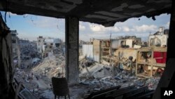 Последствия израильских ударов в Джабалии, сектор Газа, 5 февраля 2025 года