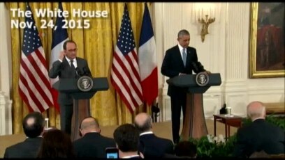 Obama: US, France 'United' in Fight Against Terrorism