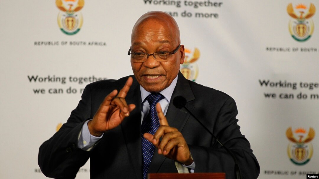 South Africa President Jacob Zuma in Pretoria, May 30, 2013