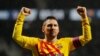 Lionel Messi de retour au centre d'entraînement du FC Barcelone 
