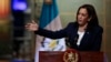 Vice President Kamala Harris speaks during a news conference at the National Palace in Guatemala City, June 7, 2021.