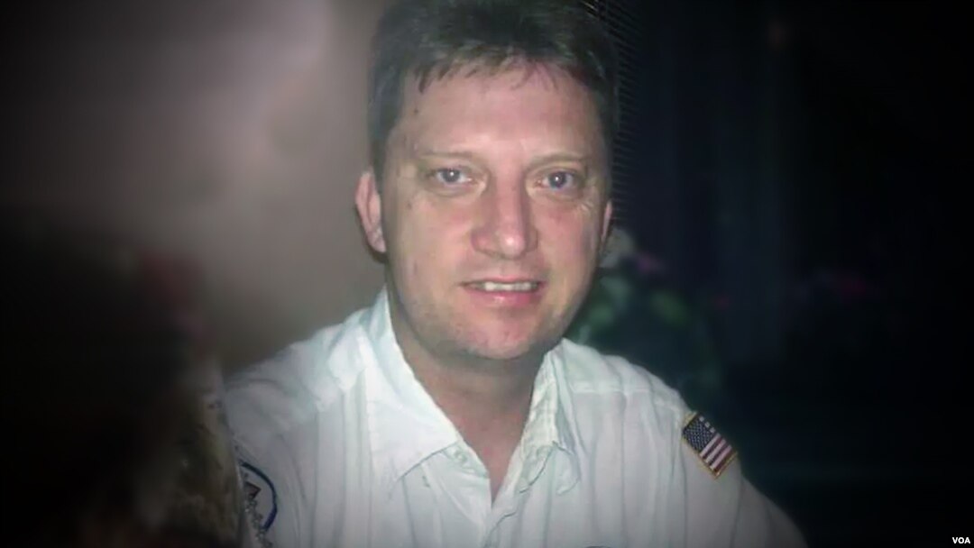 Michael R. White, an American Navy veteran, is seen in an undated photograph.