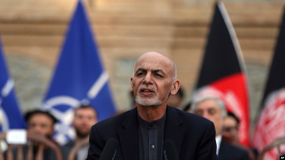 အာဖဂန်သမ္မတ Ashraf Ghani. (ဖေဖော်ဝါရီ ၂၉၊ ၂၀၂၀)