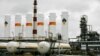 FILE - A general view shows the Achinsk oil refining factory, owned by the Rosneft company.