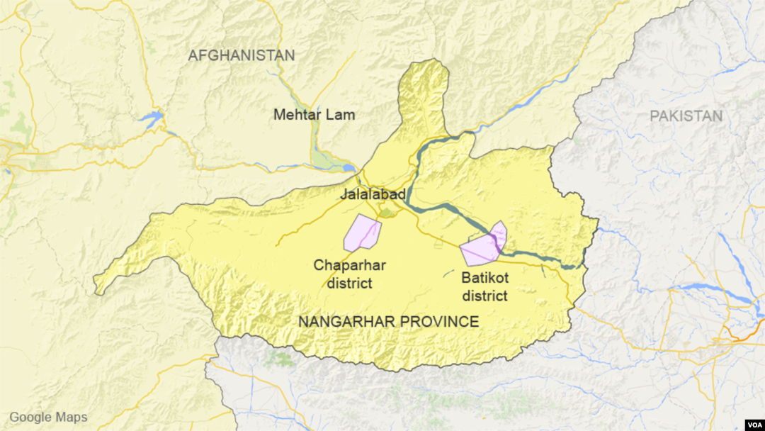 Batikot and Chaparhar districts, Nangarhar province, Afghanistan