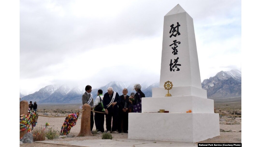 An annual pilgrimage to the Manzanar National Historic site - one of ten concentration camps in which Americans of Japanese ancestry were held during World War II - has been held for more than 40 years