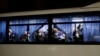 Buses carrying passengers from the quarantined Diamond Princess cruise ship leave a port in Yokohama, near Tokyo, Japan.