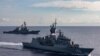 Arleigh Burke-class guided-missile destroyer USS John S. McCain (DDG 56) joined the Royal Australian Navy Anzac-class frigate HMAS Ballarat (FFH 155) during integrated operations in the South China Sea, Oct 27, 2020. (US Navy)