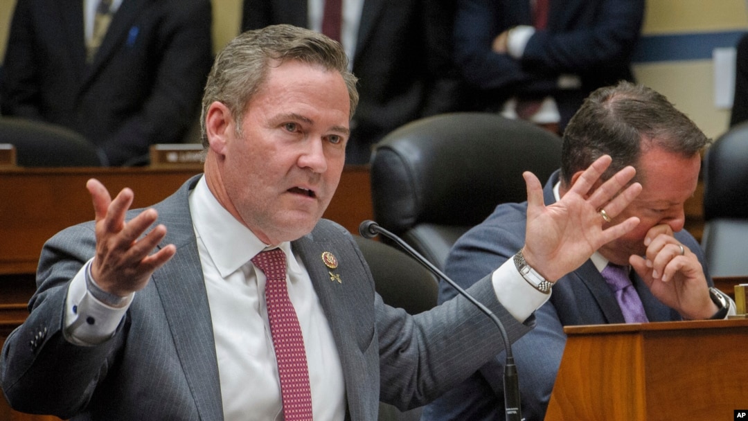 FILE - Representative Mike Waltz speaks during a hearing in Washington, July 22, 2024.