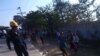 ရွှေပြည်သာအလုပ်သမားသပိတ် နှိမ်နင်းခံရ (ဓာတ်ပုံ - ကိုဟန်ဝင်းအောင်)