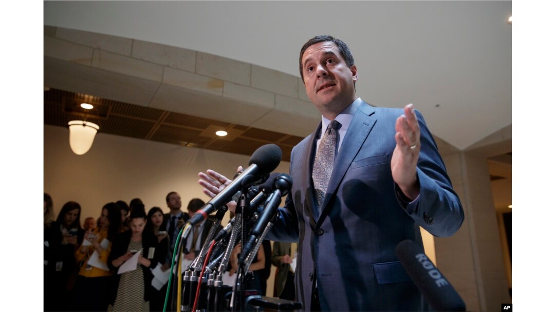 FILE - House Intelligence Committee Chairman Devin Nunes on Capitol Hill in Washington.