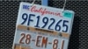 A transport truck displaying California and Mexico license plates is parked on a street in Otay Mesa, California, Jan. 27, 2017.