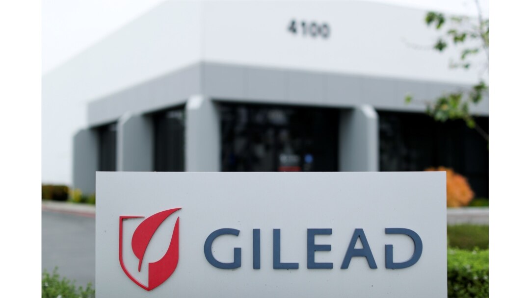 FILE - Gilead Sciences Inc. pharmaceutical company is pictured in Oceanside, Calif.