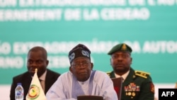 Mwenyekiti wa Jumuiya ya Uchumi ya Afrika magharibi (ECOWAS) na pia Rais wa Nigeria, Bola Ahmed Tinubu. July 30, 2023