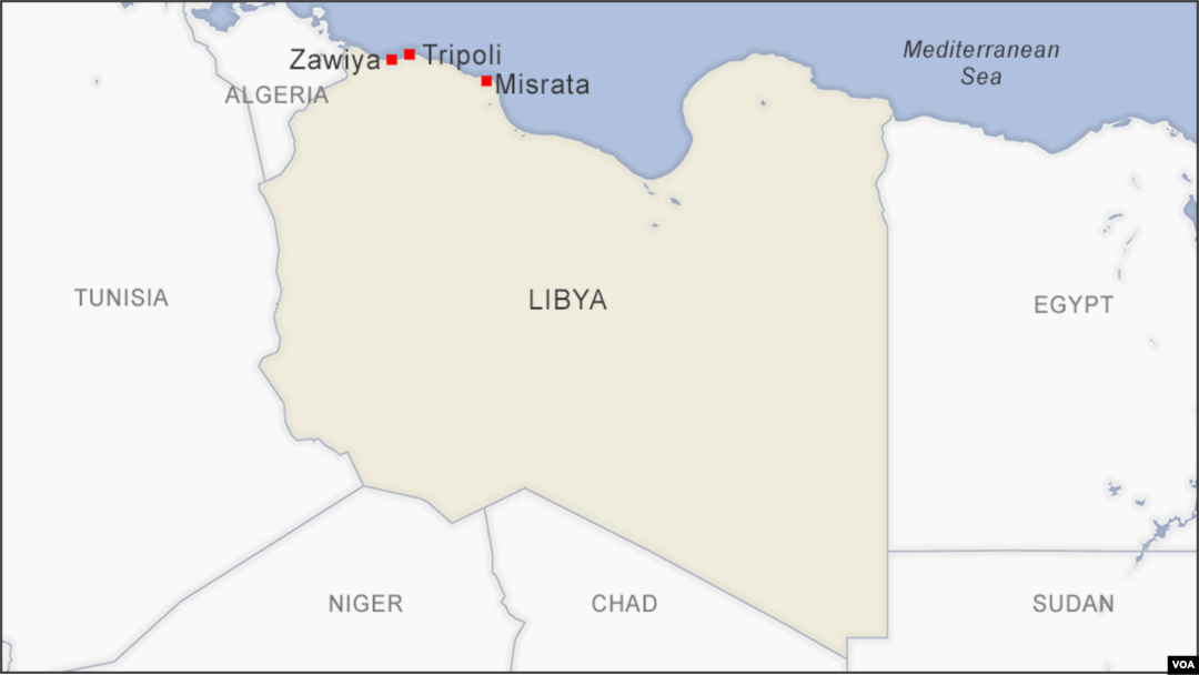 Tripoli, Zawiya and Misrata