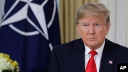 Президент США Дональд Трамп на зустрічі керівників країн НАТО у Лондоні 3 грудня 2019 р.