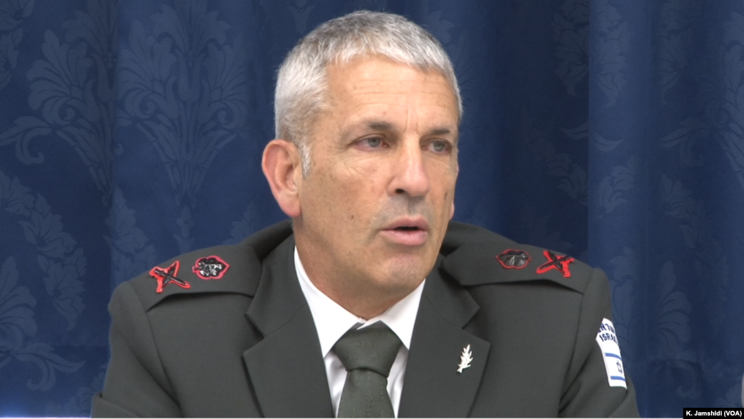 Israeli Maj. Gen. Michael Edelstein participates in a Jewish Policy Center event at the Cannon House Office Building in Washington, July 11, 2018.