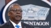 FILE - Defense Secretary Lloyd Austin speaks at a press briefing at the Pentagon in Arlington, Va., July 21, 2021.