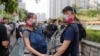 参加香港抗议活动的民众。(2019年8月5日)