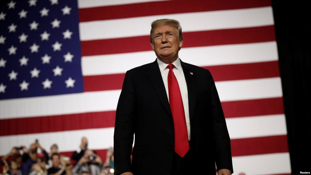 도널드 트럼프 미국 대통령이 지난 31일 플로리다주 탬파에서 열린 'Make America Great Again(미국을 다시 위대하게)' 집회에 참석했다. 