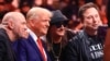 From left, CEO of Ultimate Fighting Championship Dana White, U.S. President-elect Donald Trump, singer Kid Rock and Tesla and SpaceX CEO Elon Musk pose for a photo as they attend UFC 309 at Madison Square Garden in New York, Nov. 16, 2024.