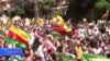 Gelê Efrînê di Meşekê de Êrîşên Tirkiyê Şermezar Dike