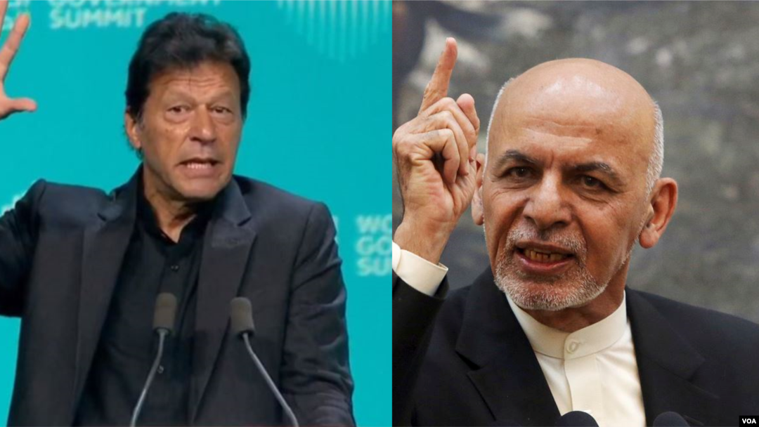 ပါကစ္စတန်ဝန်ကြီးချုပ် Imran Khan နဲ့ အာဖဂန်သမ္မတ Ashraf Ghani 