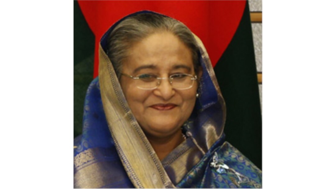 Bangladeshi Prime Minister Sheikh Hasina.