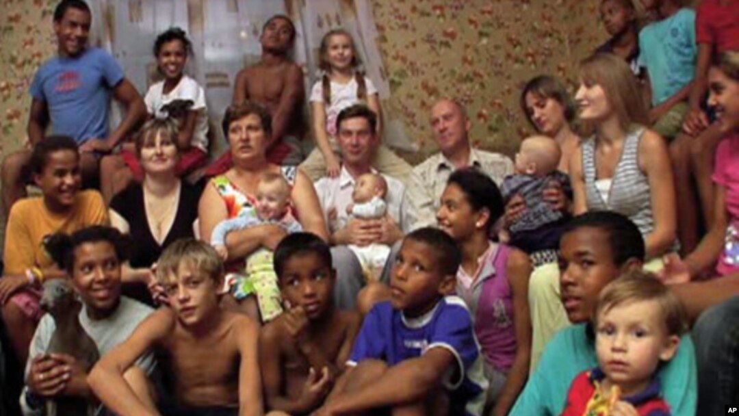 The documentary, 'Family Portrait in Black and White,' examines the plight of mixed-race children in Ukraine.