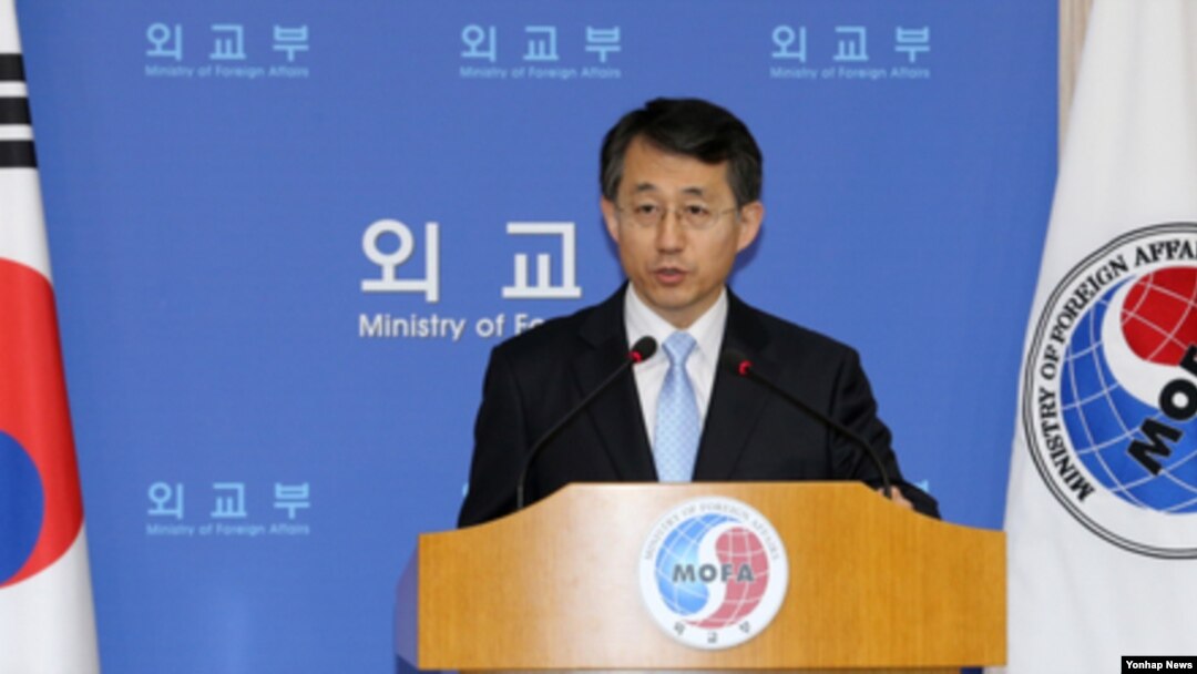 조태영 한국 외교부 대변인이 24일 외교부에서 한ㆍ미 원자력협정 제6차 수석대표 협상결과를 발표하고 있다.